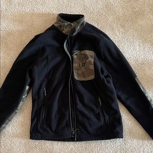 Roark Black and Camouflage Fleece Scrambler